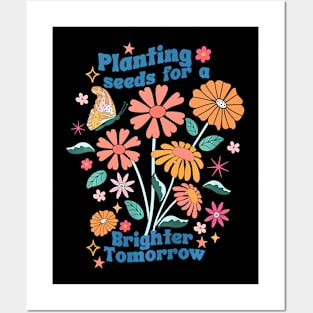 Groovy Teachers Plant Seeds That Grow Forever Back To School Posters and Art